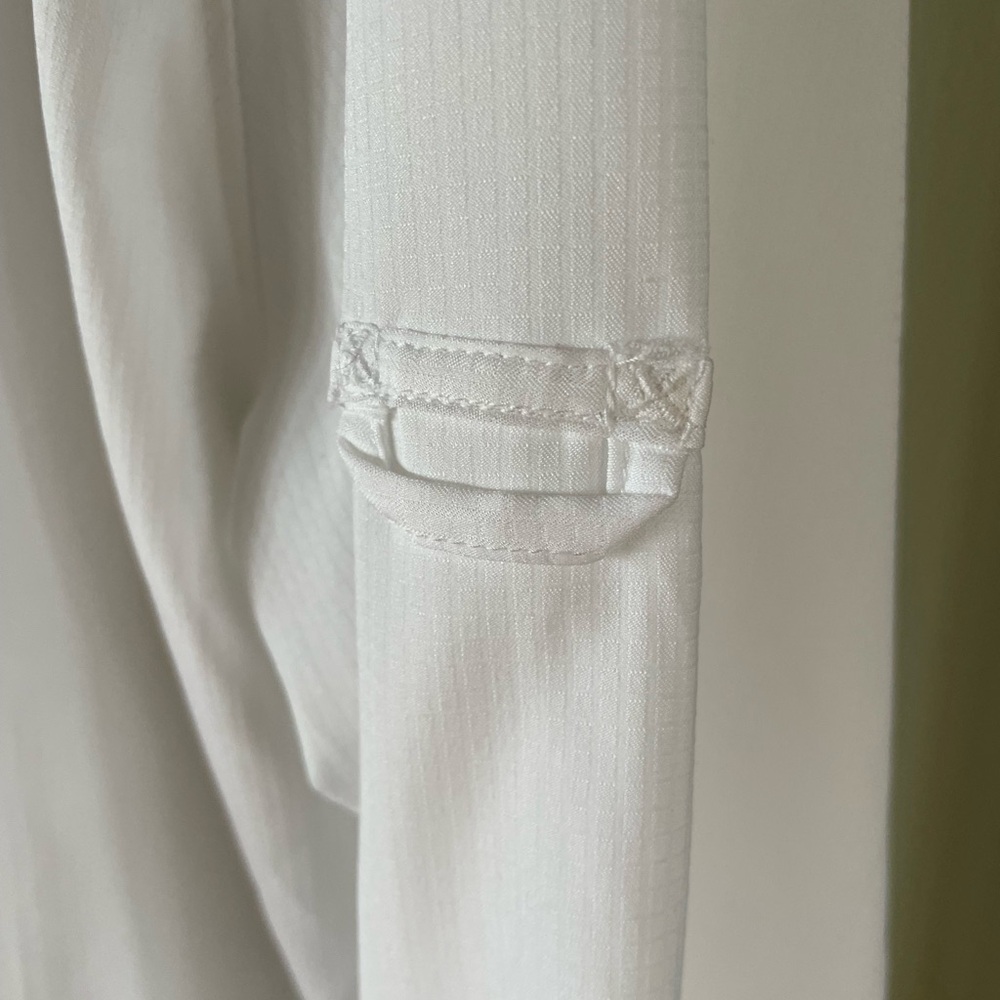Columbia Omni Shade Sun Protection White Long Sleeve Shirt XL EUC - Picture 3 of 10
